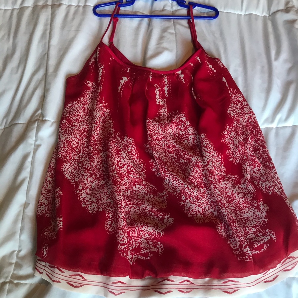 Cabi spaghetti strap blousy tank